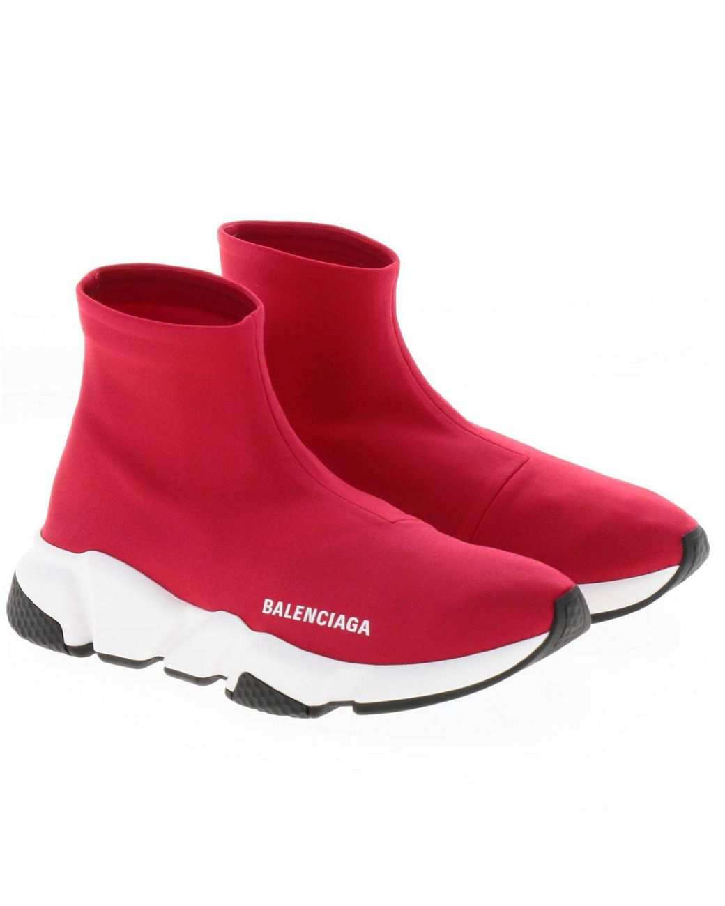 Balenciaga Sneakers Shoes Women in Red | Lyst
