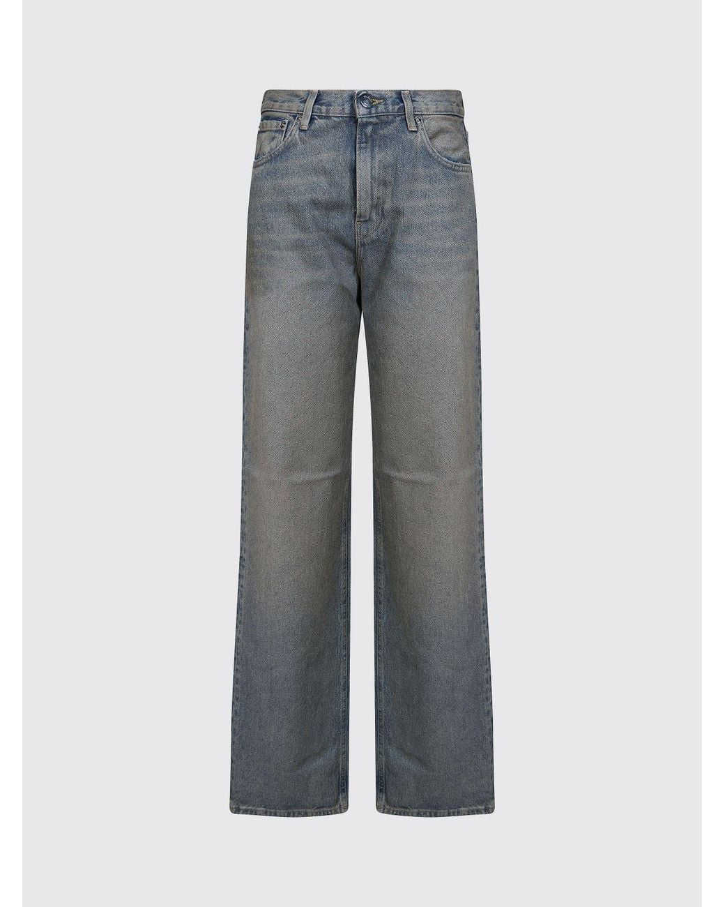Haikure Gray Korea Wide-Leg Jeans