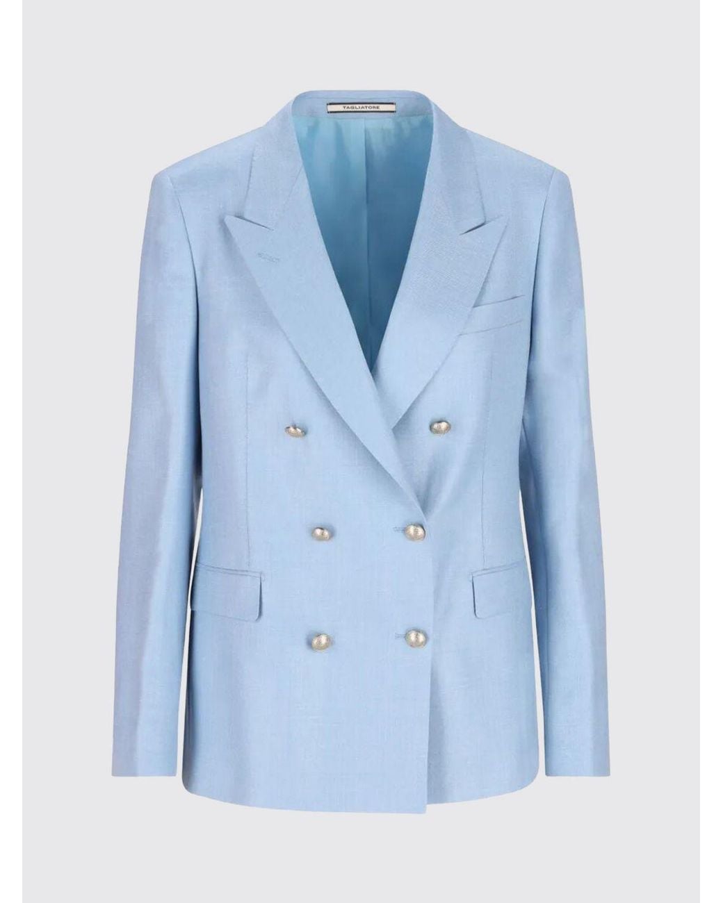 Tagliatore Blue Double Breasted Blazer