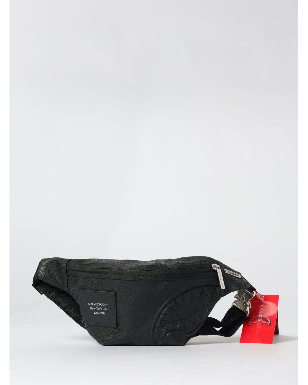 Sprayground White Belt Bag for men