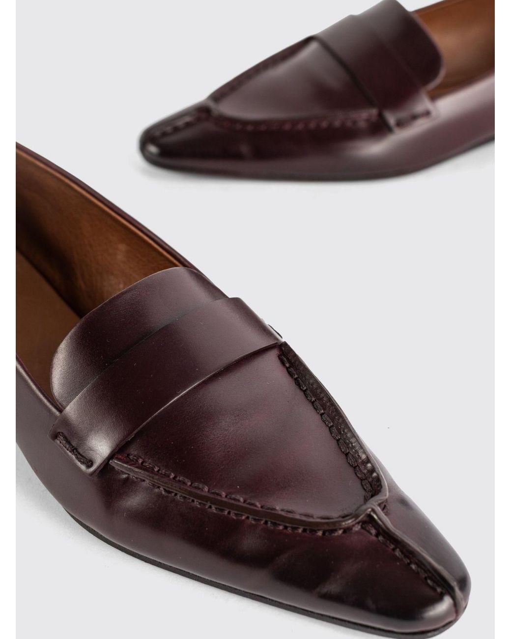 Marsèll Brown Colma Smooth Leather Penny Loafers With Almond Toe
