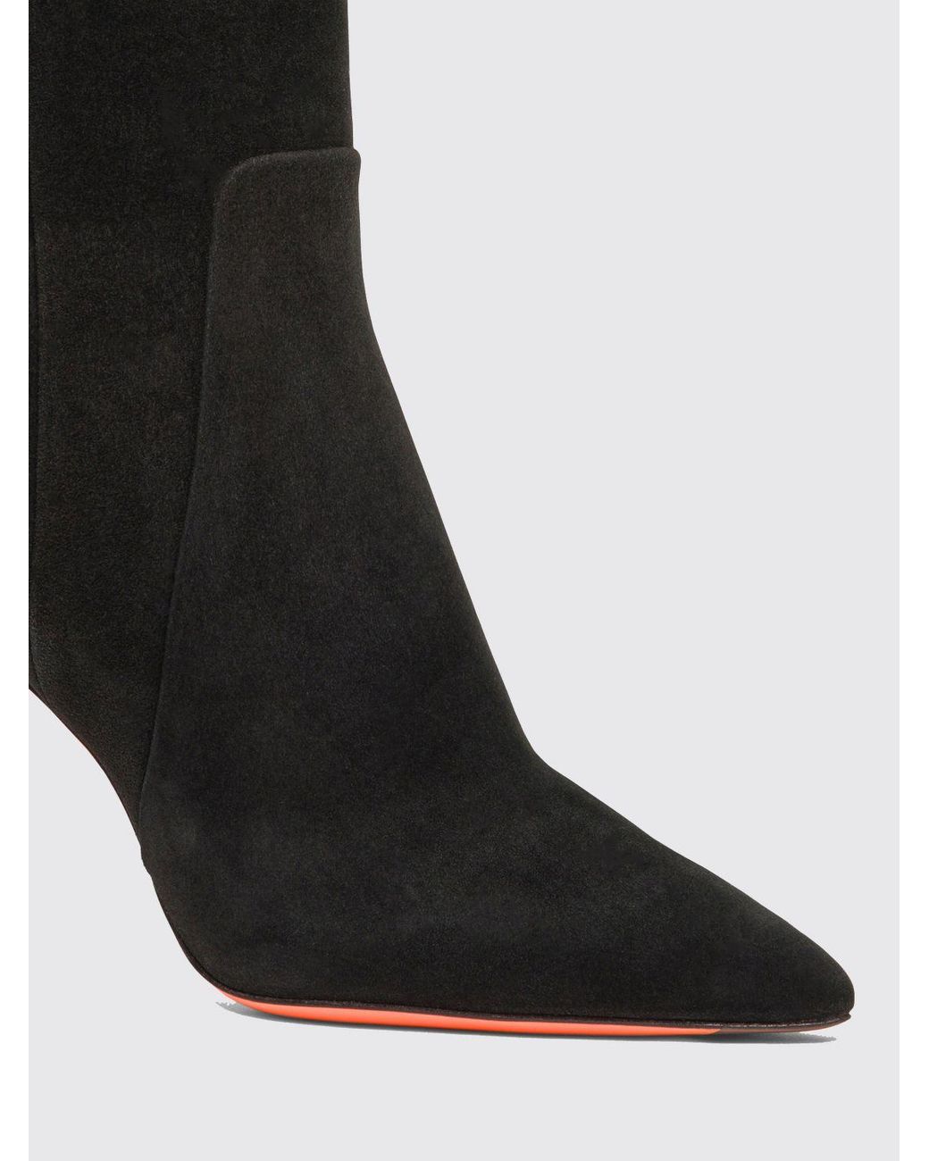 Santoni Black Boots