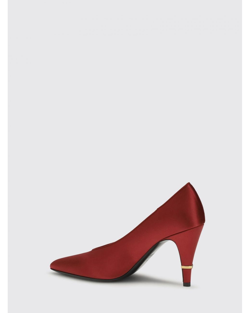 Versace Red Gianni Satin-Pumps