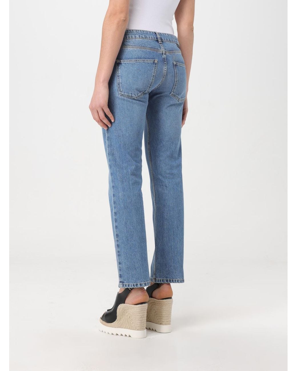 Stella McCartney Blue Straight Fit Jeans