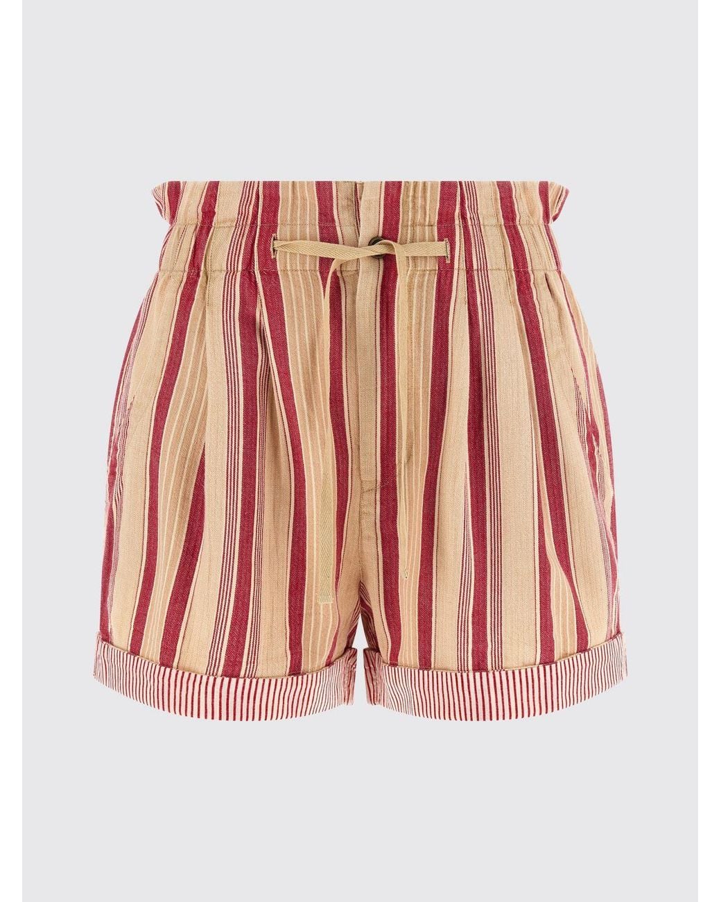 Isabel Marant Multicolor Striped Cotton Shorts