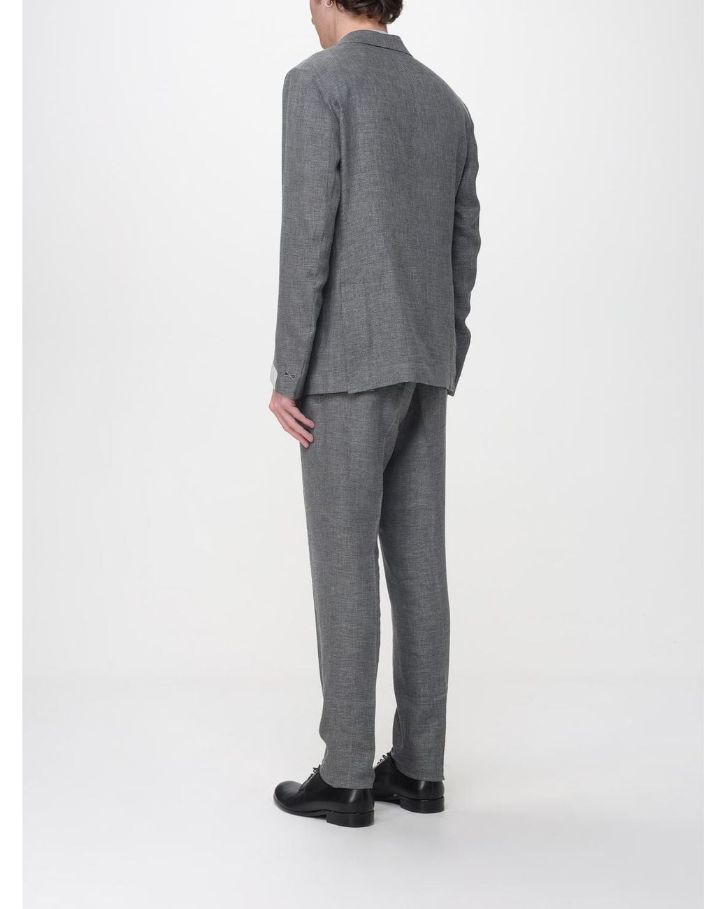 Eleventy Gray Virgin Wool Suit for men