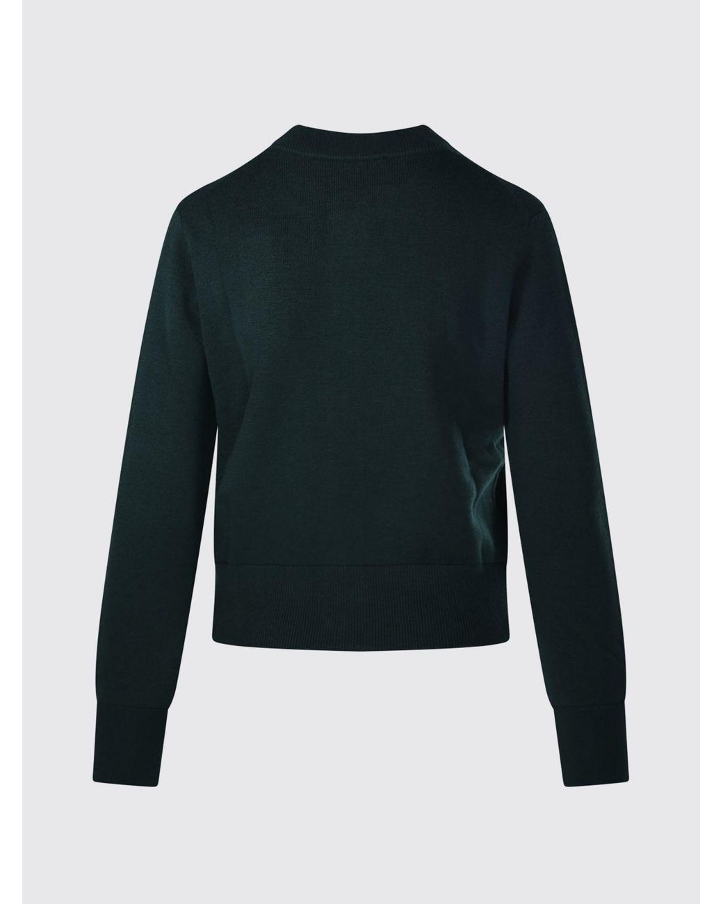 AMI Blue Crewneck Cardigan