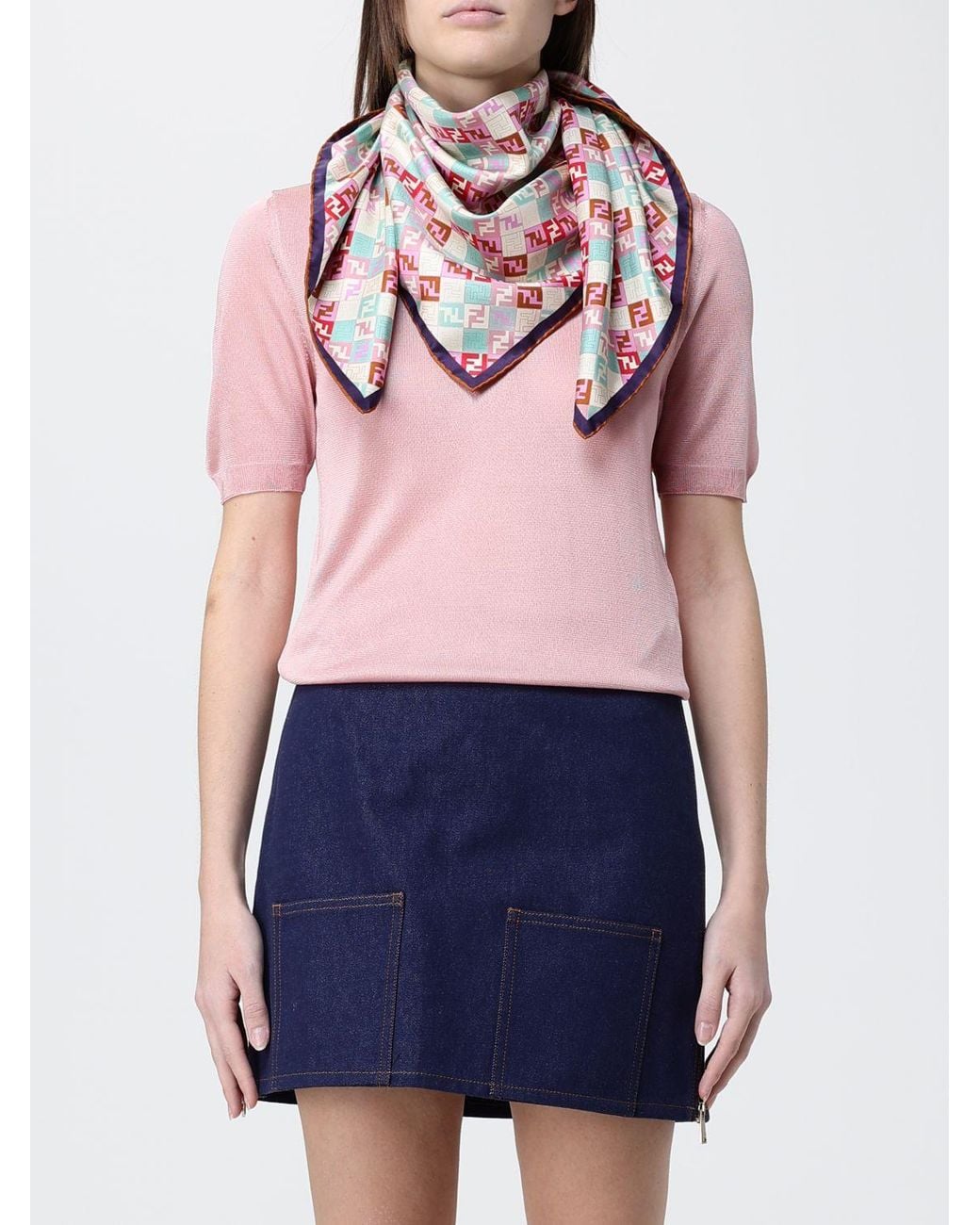 Foulard di Fendi in Pink