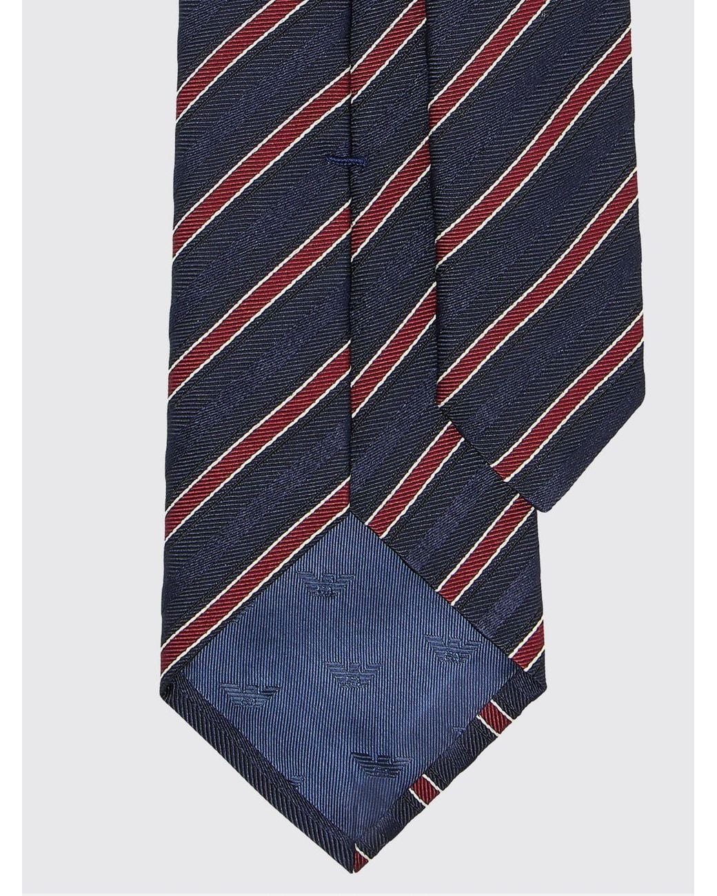 Emporio Armani Purple Tie for men