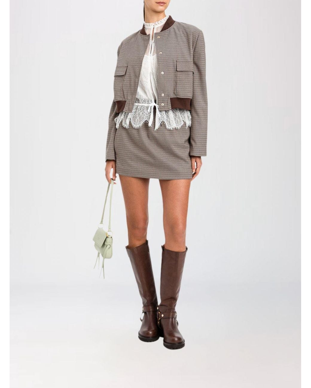 Twinset Brown Skirt