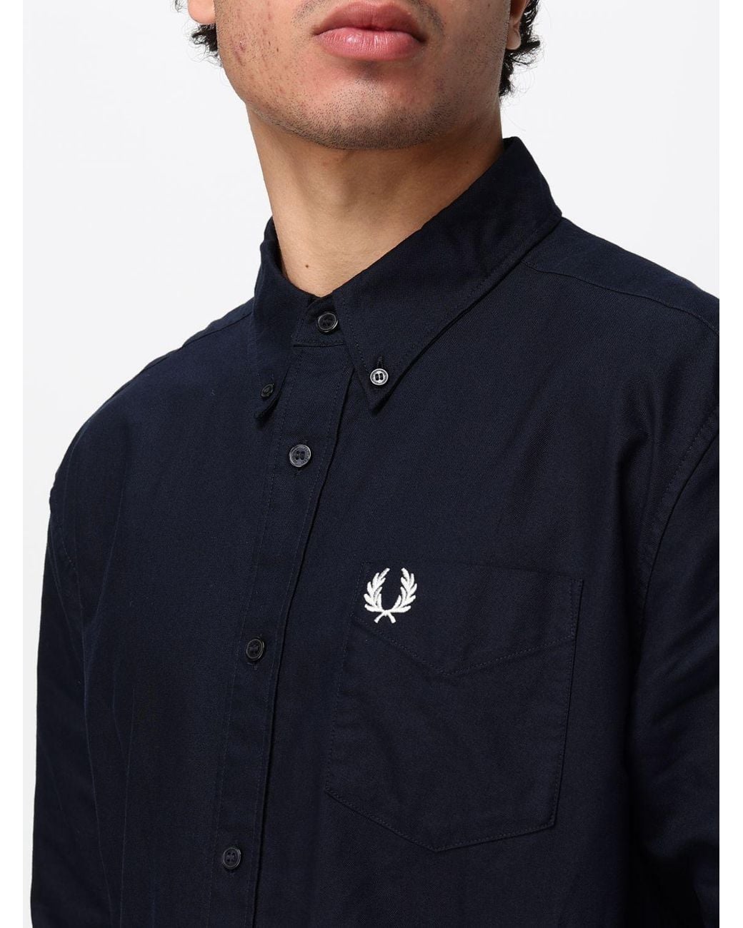 Fred Perry Blue Shirt for men