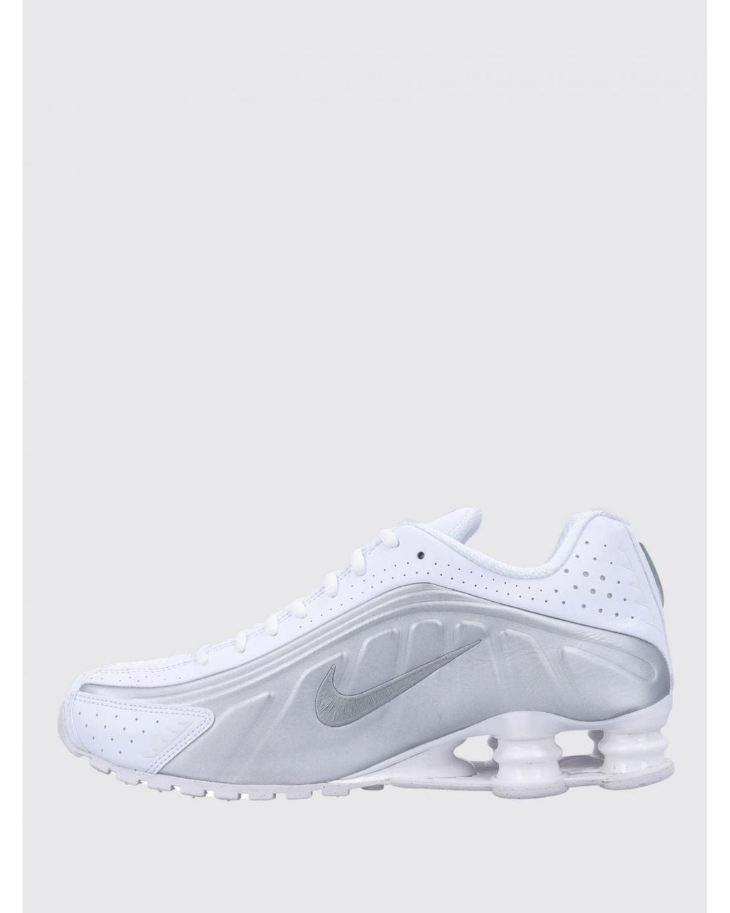 Nike White Shox R4 Running Sneakers for men