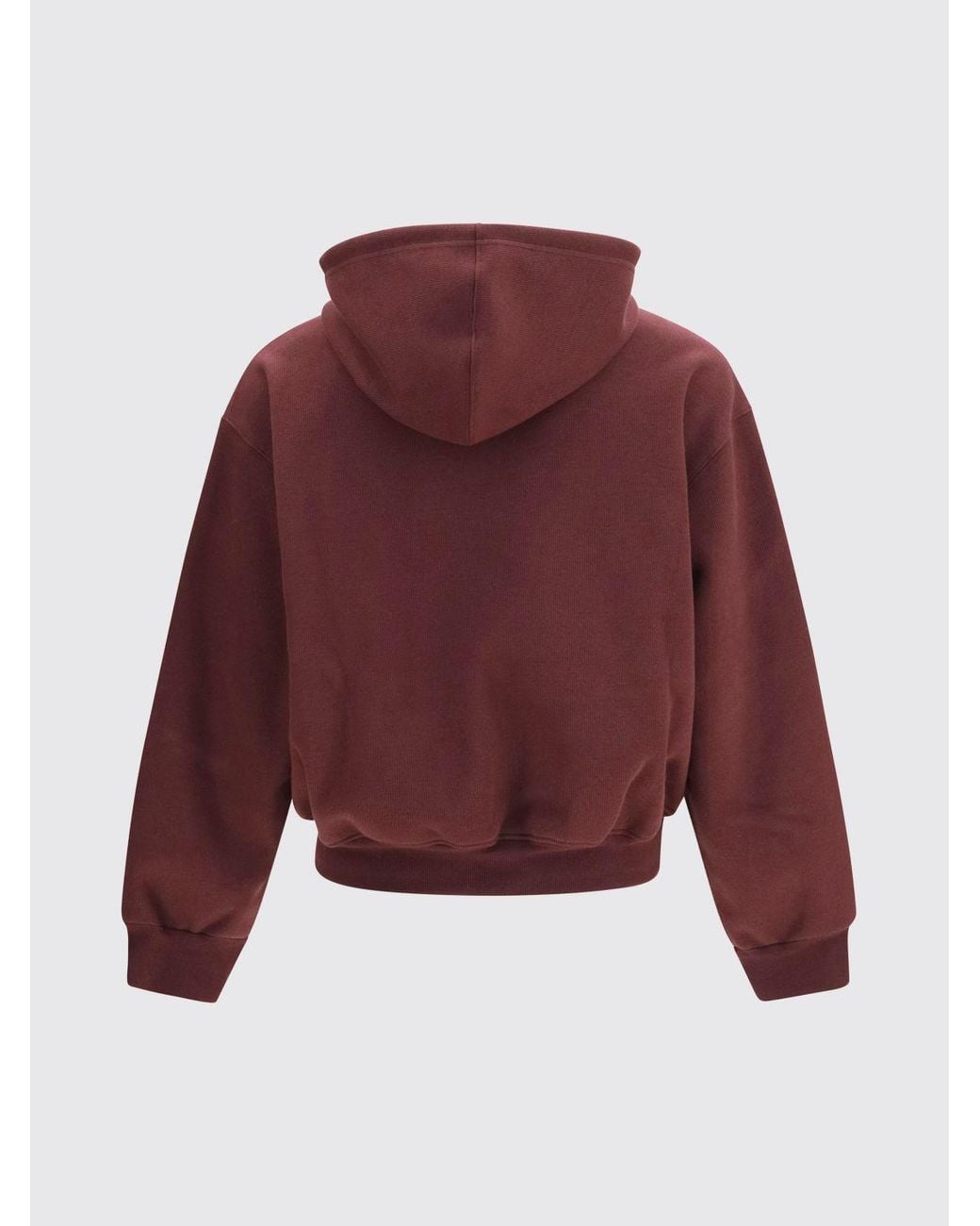 Magliano Red Relaxed Fit Stretch-Cotton Zip-Up Hoodie for men