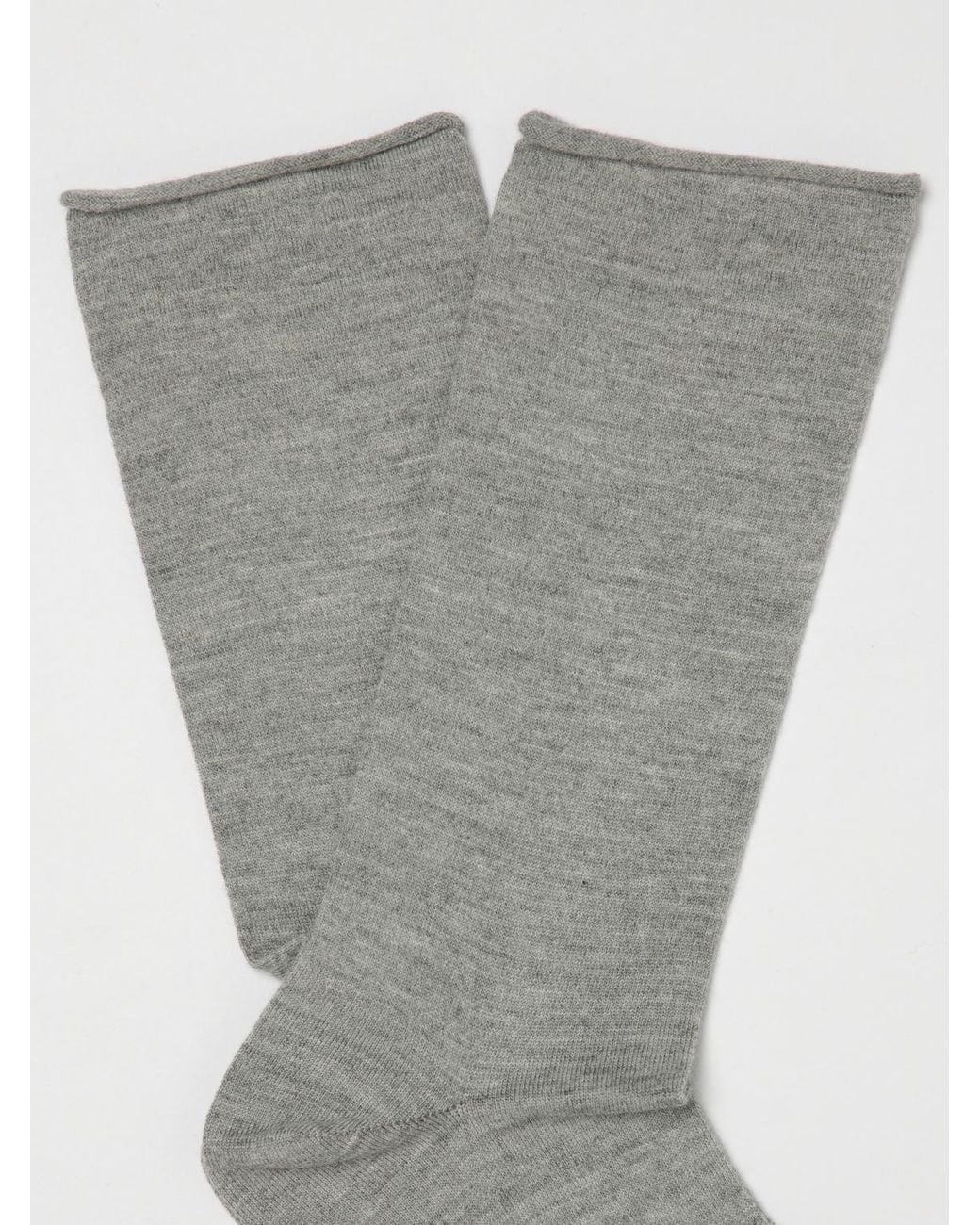 Brunello Cucinelli Gray Cashmere Socks