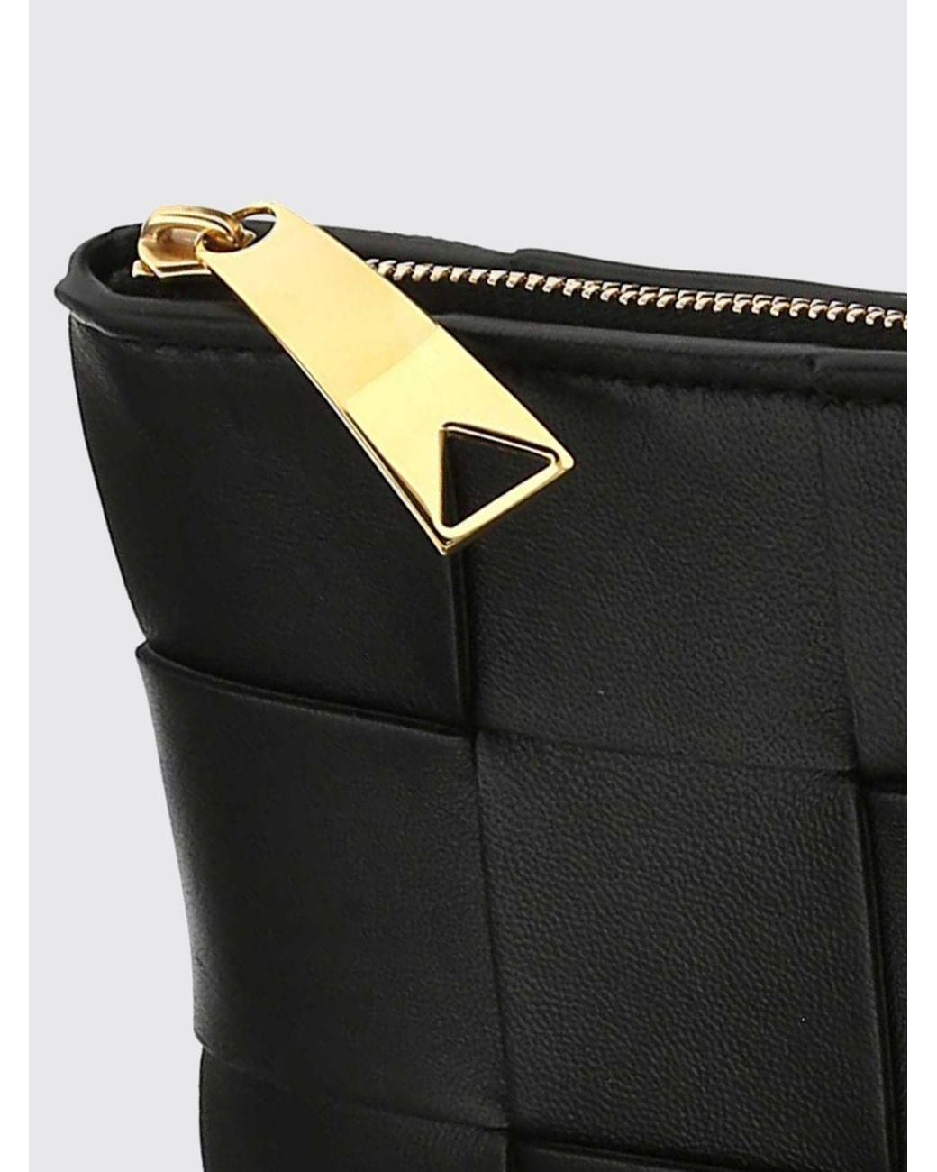 Bottega Veneta Black Rectangular Clutch