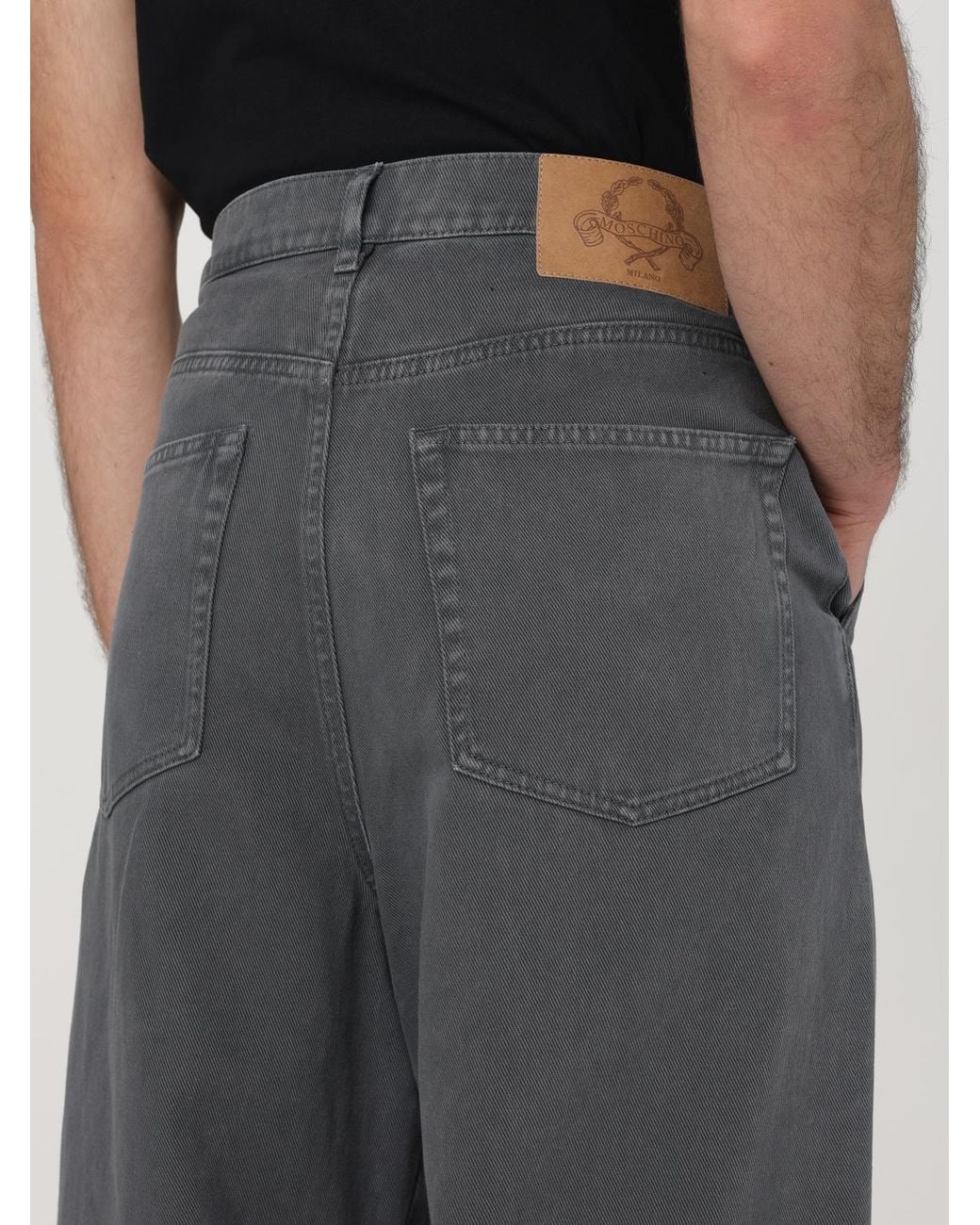 Moschino Couture Gray Trousers for men