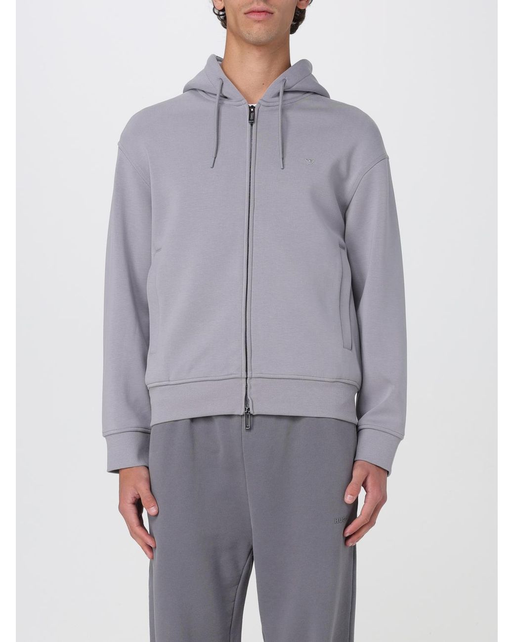 Emporio Armani Gray Jumper for men