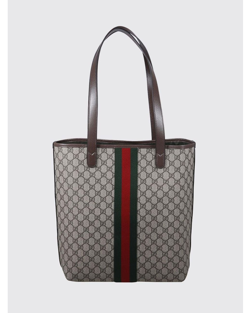 Gucci White Ophidia Gg Supreme Canvas Bag for men