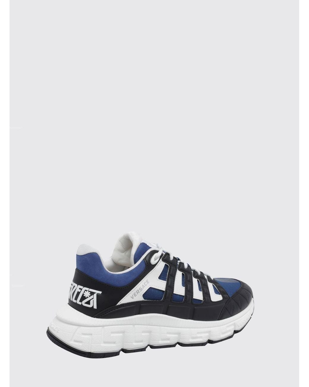 Baskets Trigreca En Cuir Et Nylon Versace pour homme en coloris Blue