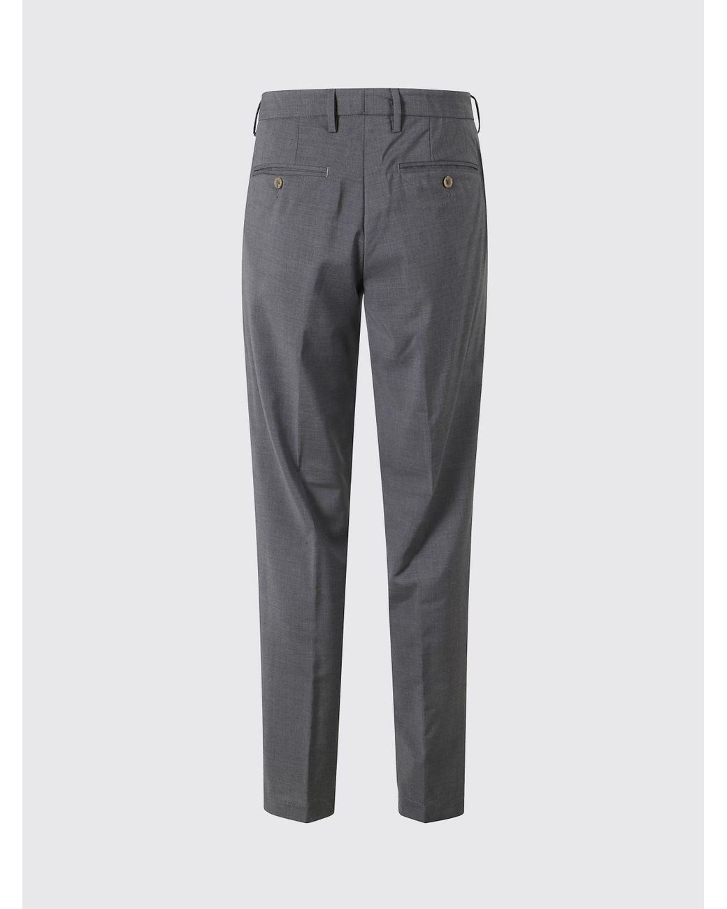 Myths Gray Wool Tailored Trousers for men