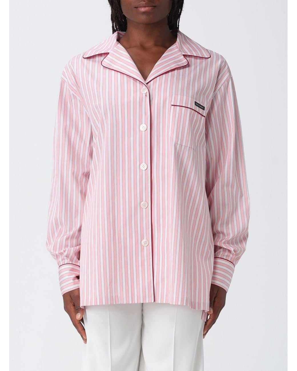 Dolce & Gabbana Pink Dolce &Amp Gabbana Cotton Shirt