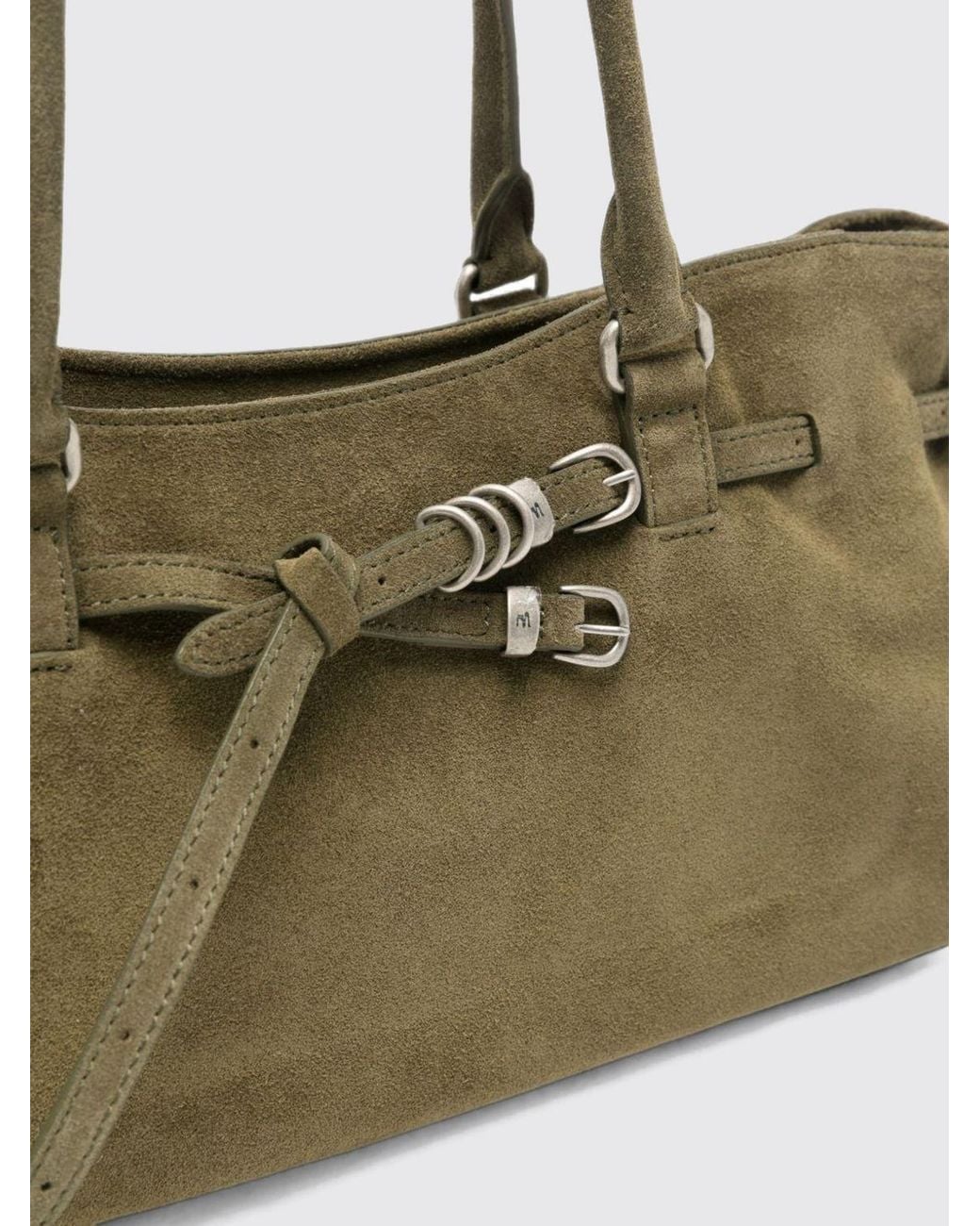 MARGE SHERWOOD Green Soft Grandma Shoulder Bag