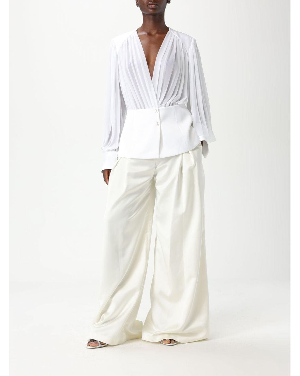 Genny White Trousers