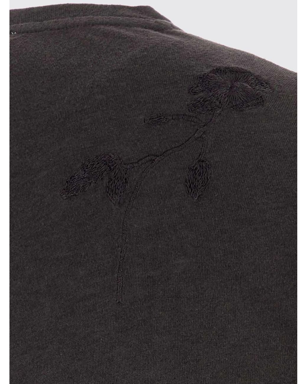 Our Legacy Gray Slim Fit Long-Sleeved T-Shirt for men