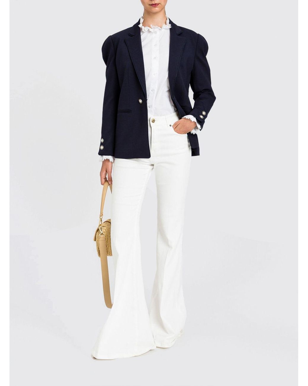 Twinset White Classic Cotton Shirt