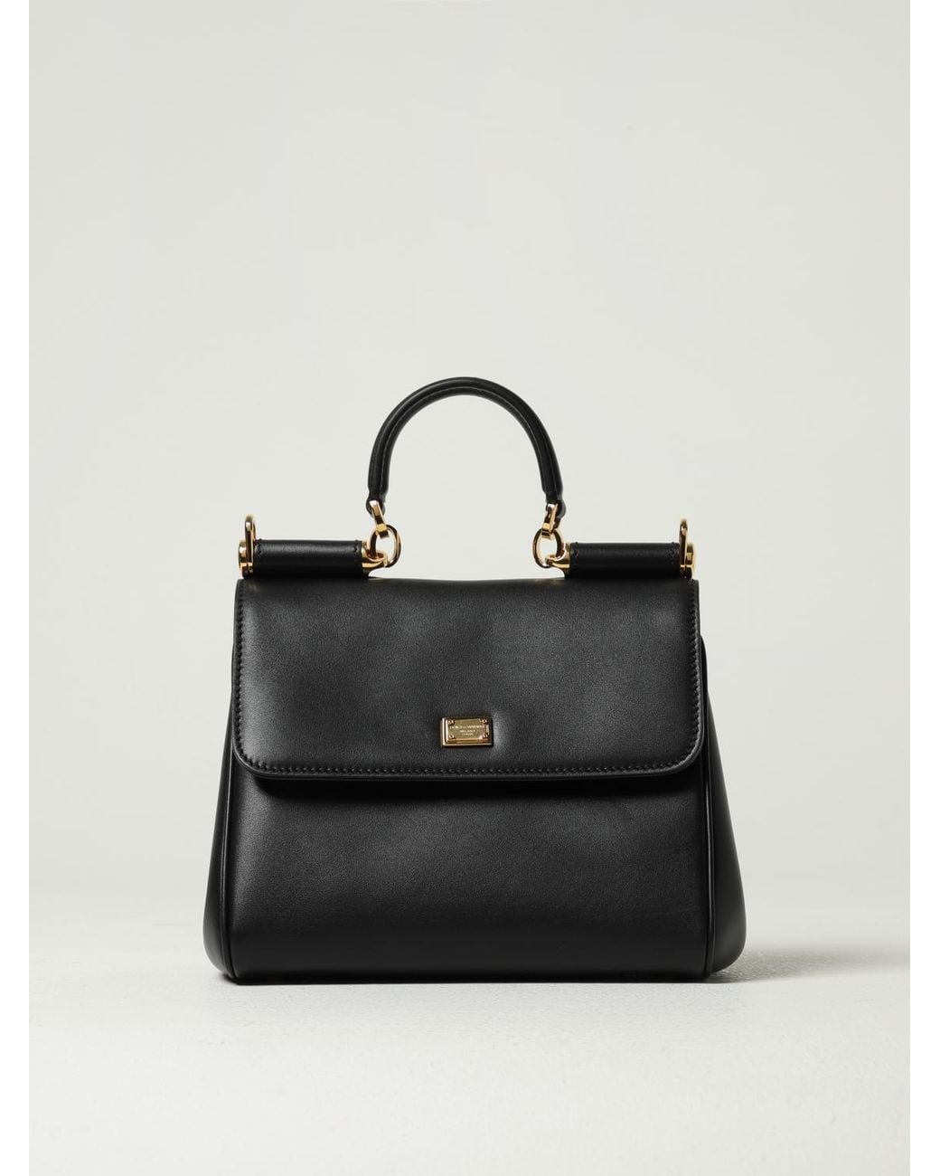 Dolce & Gabbana Black Dolce &Amp Gabbana My Sicily Calf Leather Bag