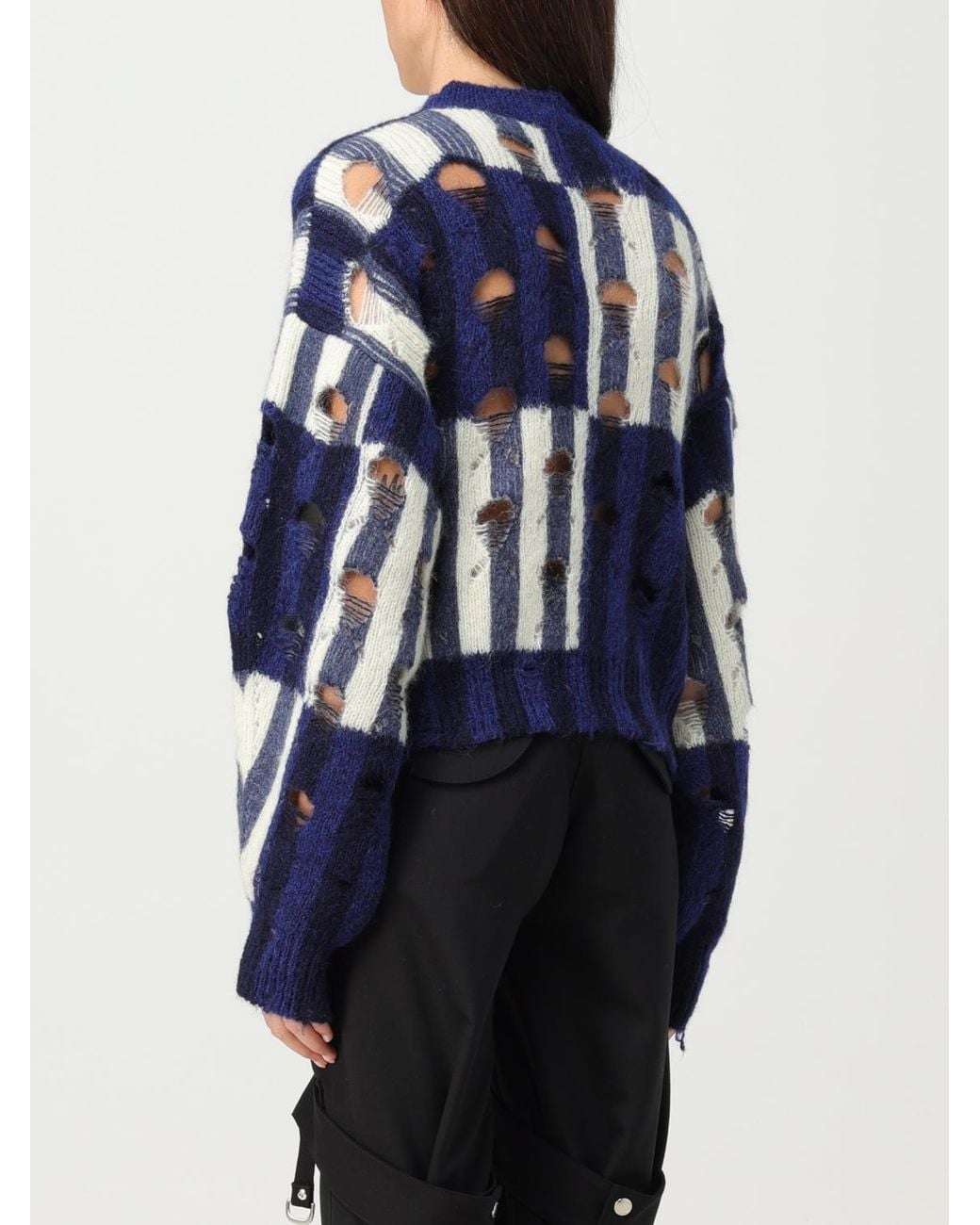 Off-White c/o Virgil Abloh Blue Sweater
