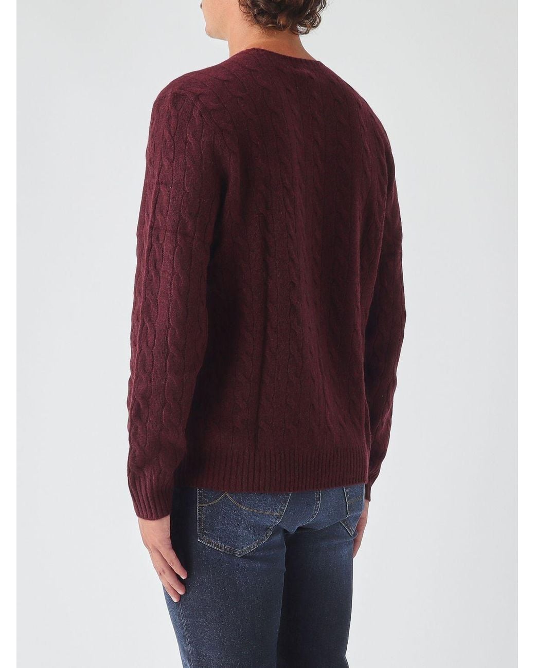 Polo Ralph Lauren Red Crewneck Jumper for men