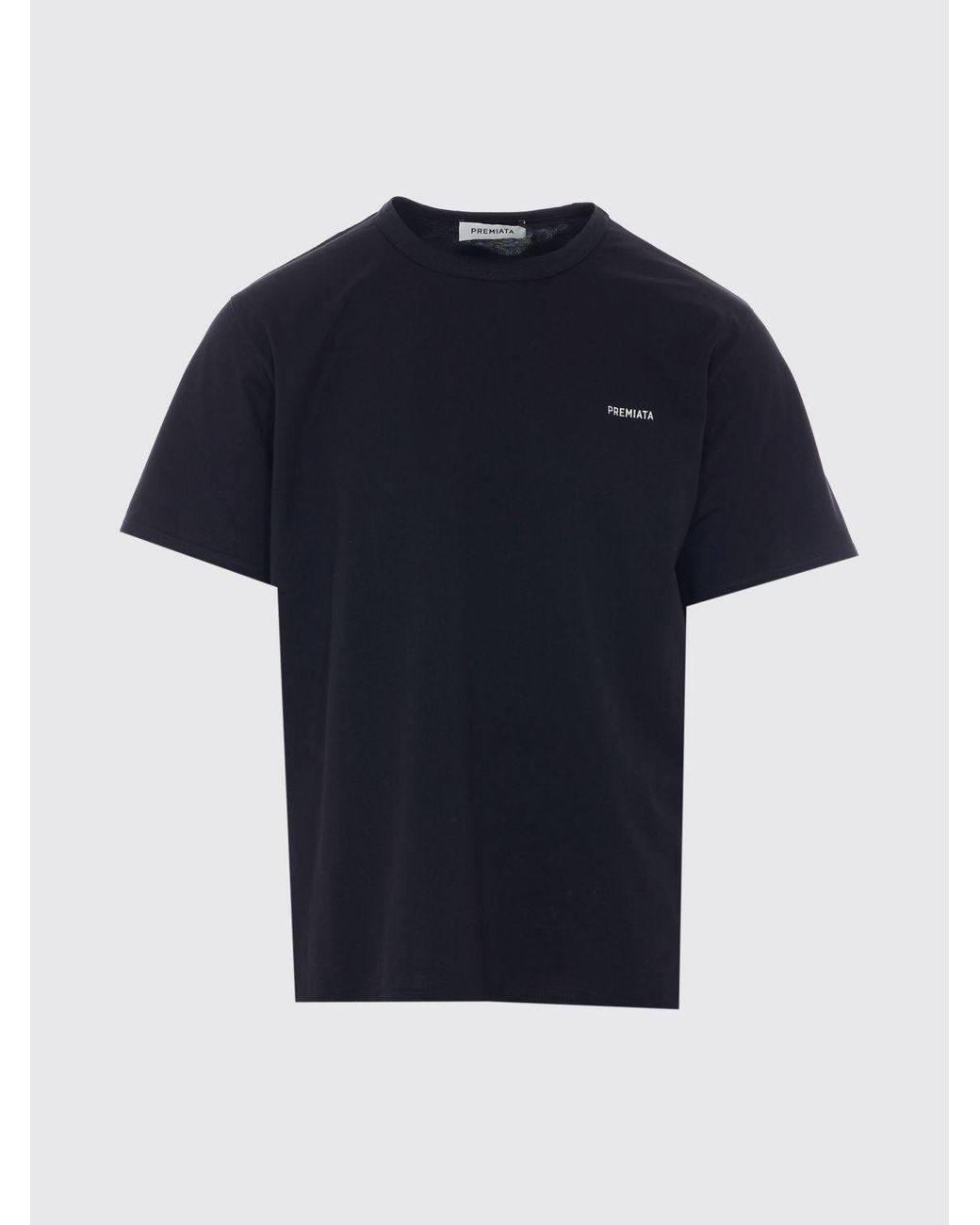 Premiata Black Cotton T-Shirt With Logo for men