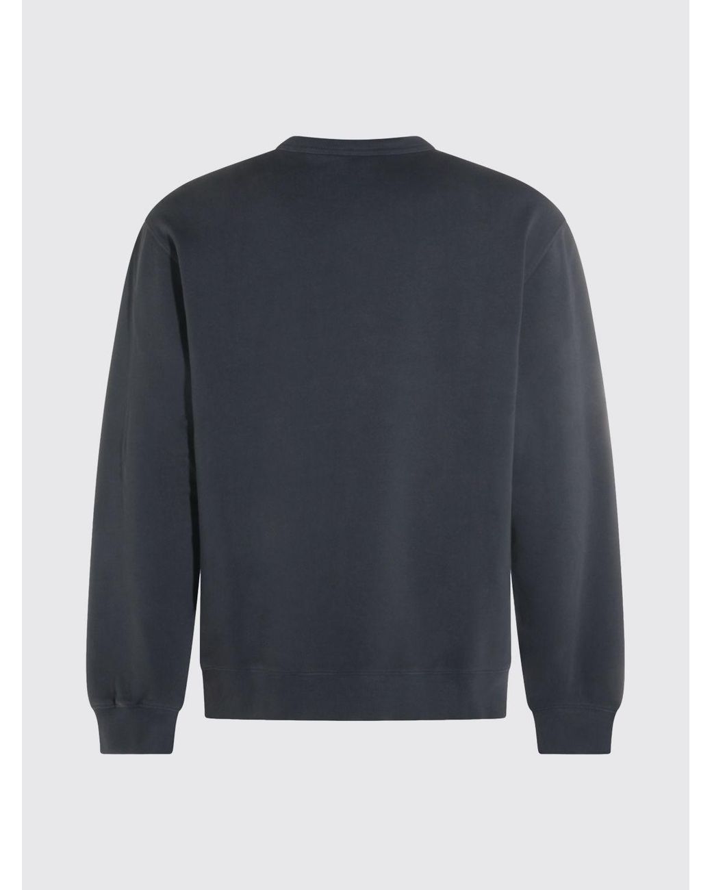Carhartt Blue Crew-Neck Sweatshirt With Logo for men