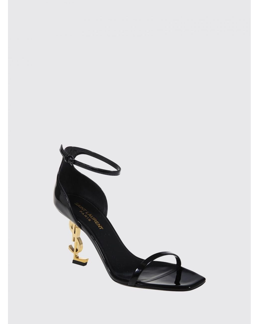 Saint Laurent White Opyum Sandals
