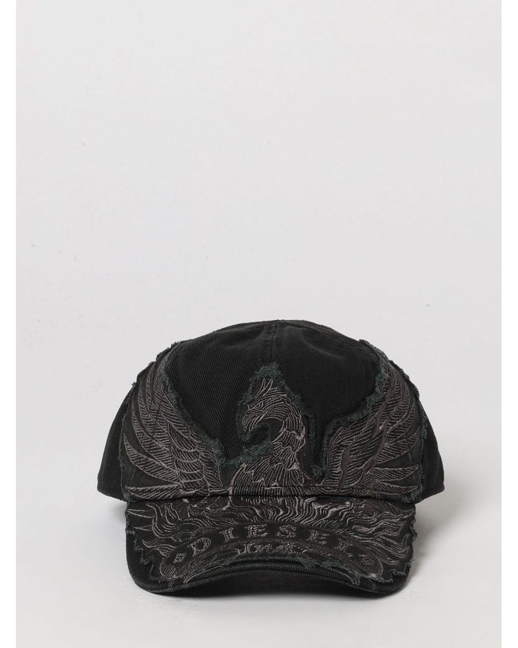 DIESEL Black Hat for men