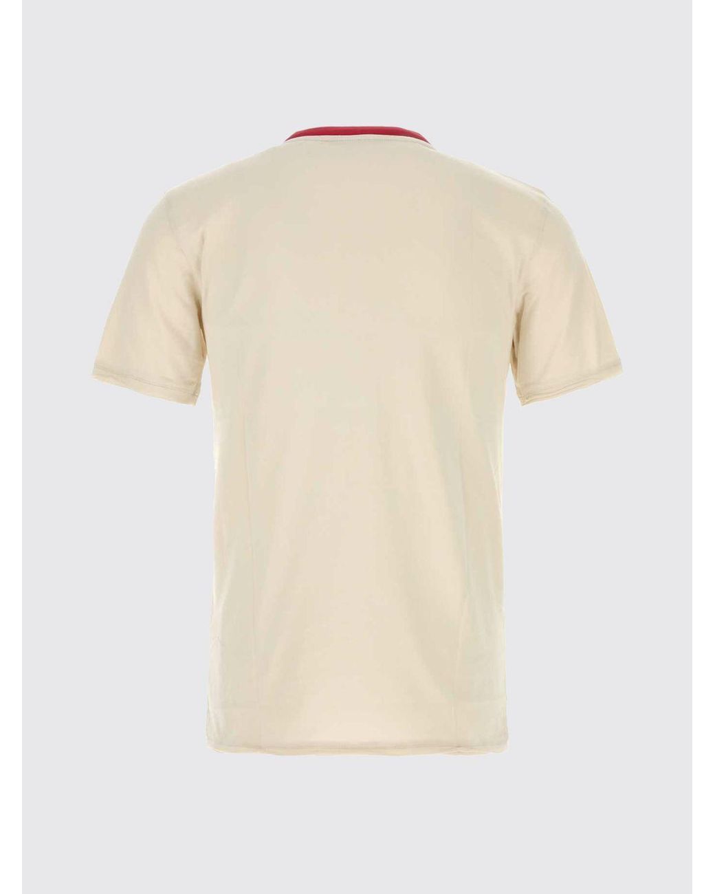 Dolce & Gabbana Natural Dolce &Amp Gabbana Cotton T-Shirt With Logo for men