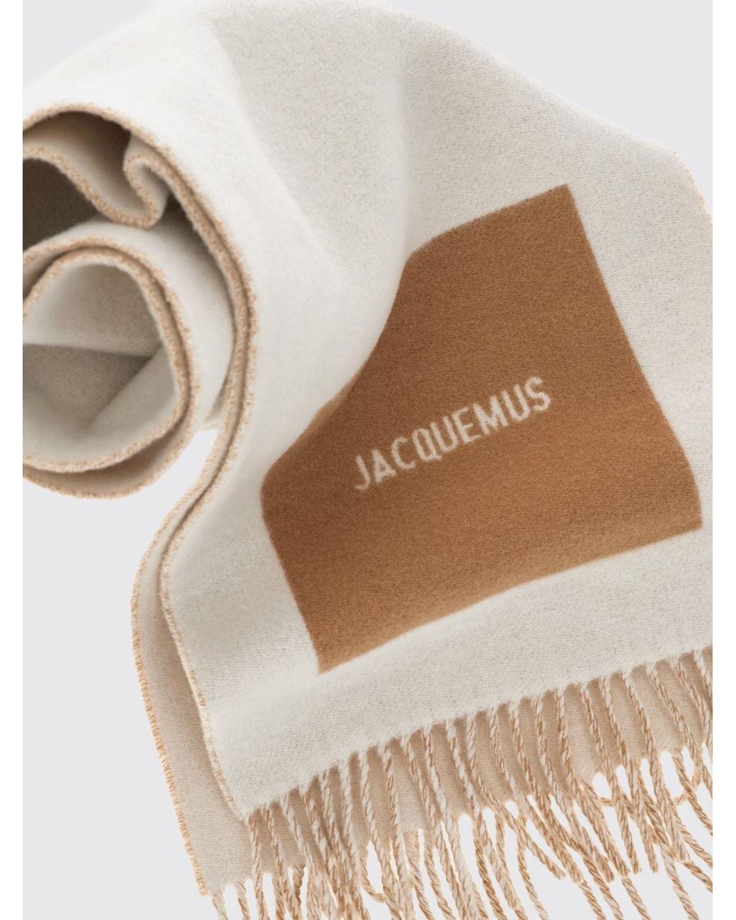 Sciarpa Rond Carrè di Jacquemus in White da Uomo