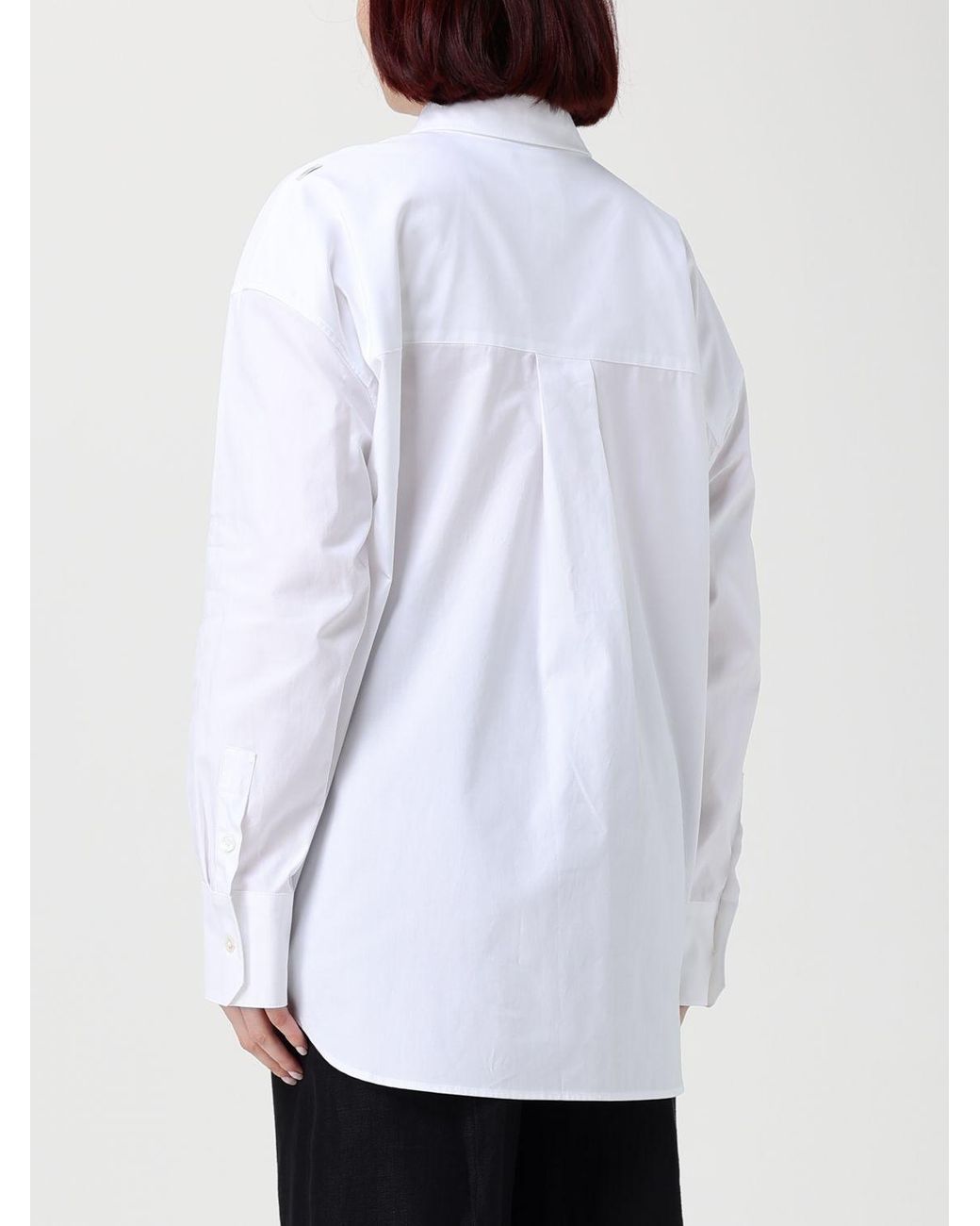 Max Mara White Classic Poplin Shirt