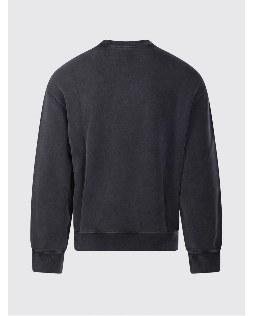 Maison Kitsuné Blue Maison KitsunÉ Cotton Crew-Neck Sweatshirt With Embroidered Chillax Fox Logo for men