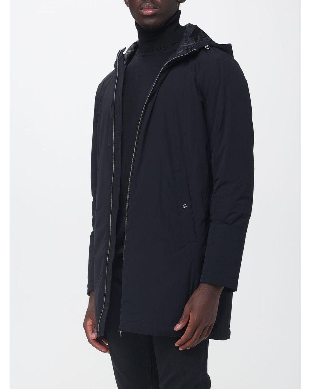 Herno Blue Hooded Padded Parka for men