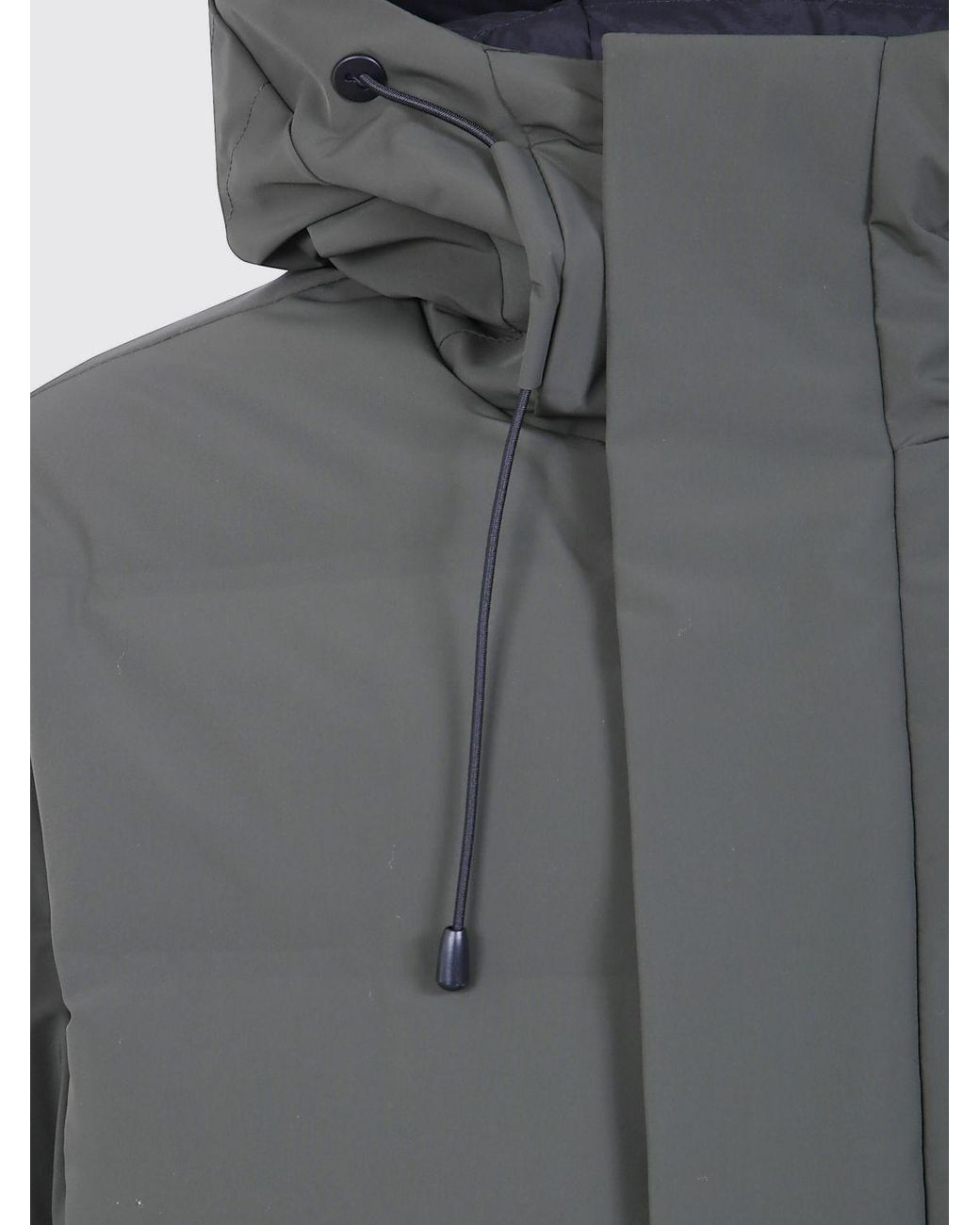 People Of Shibuya Gray Hooded Puffer Jacket for men