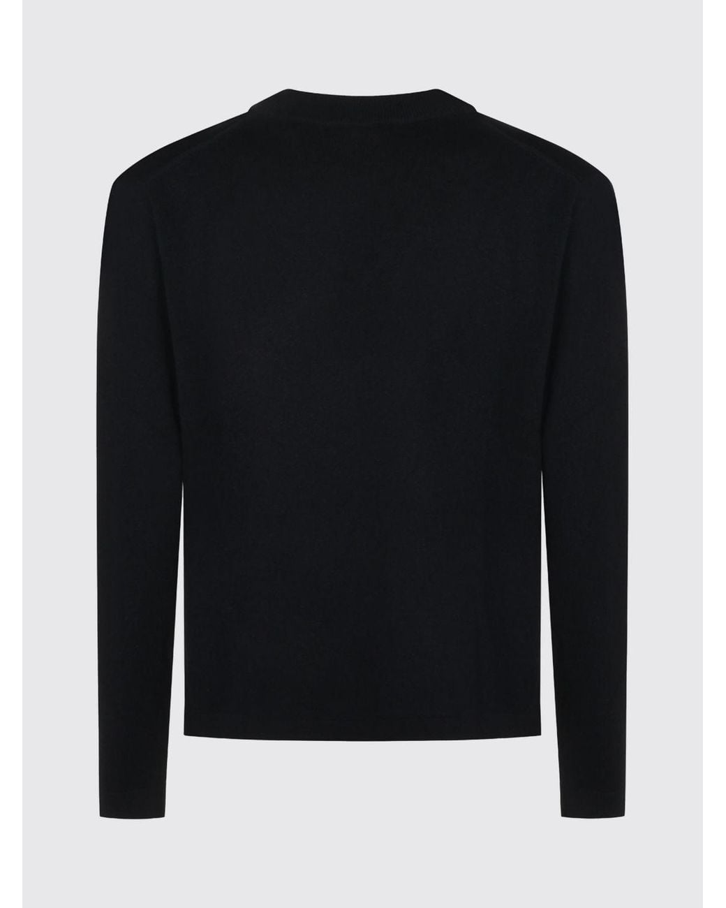 Lisa Yang Blue V-Neck Pure Cashmere Jumper With Ribbed Trims for men
