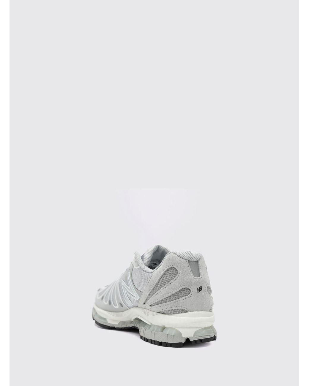 New Balance White Abzorb 1890 Suede And Mesh Sneakers With Applied Logo for men