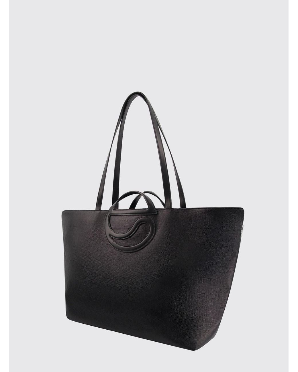 Coperni Black C Cabas Flared Tote Bag By