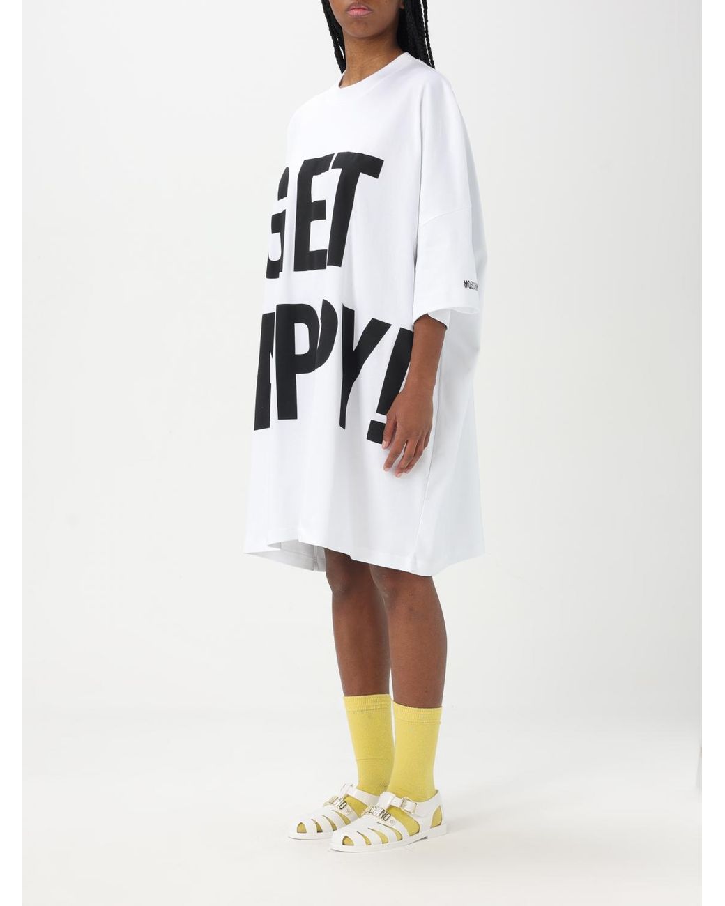 Moschino Couture White Dress