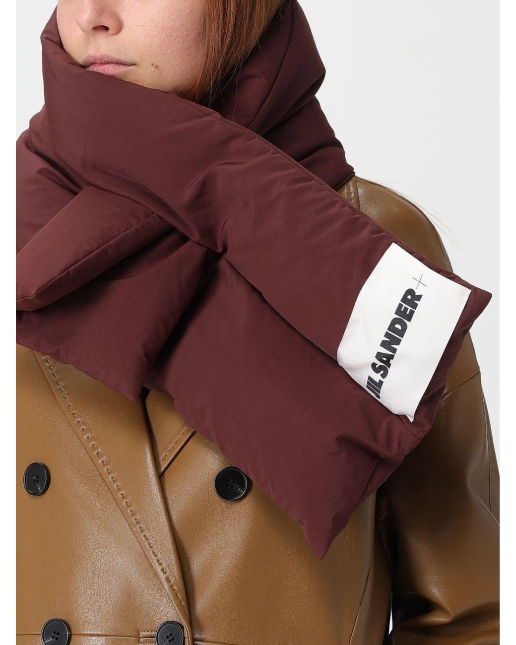 Jil Sander Purple Scarf