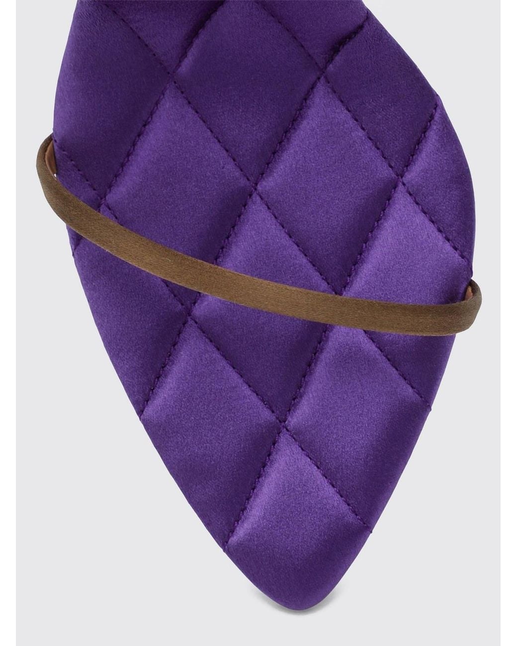 Saint Laurent Purple Heeled Sandal