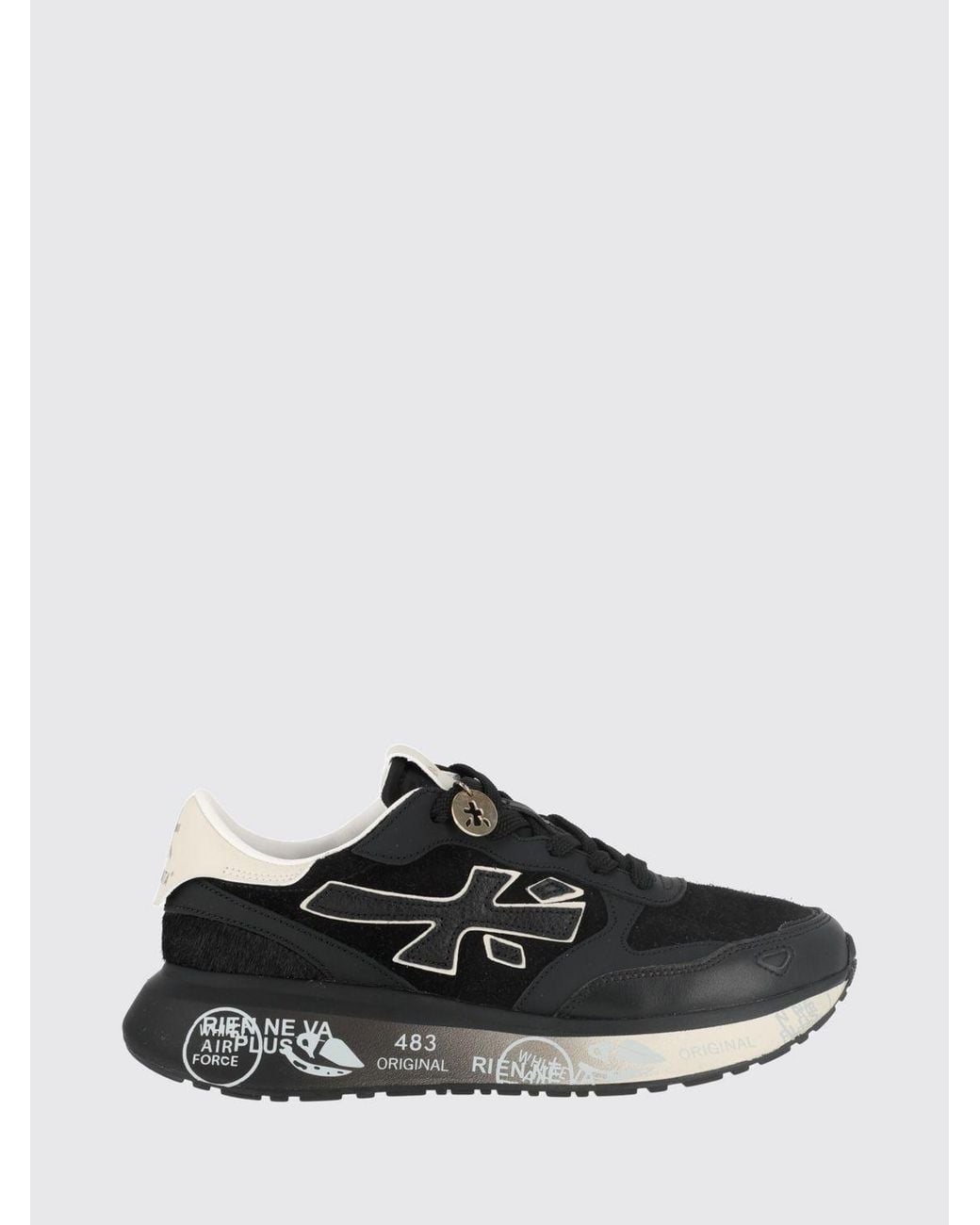 Premiata Black Lauryn Low-Top Sneakers