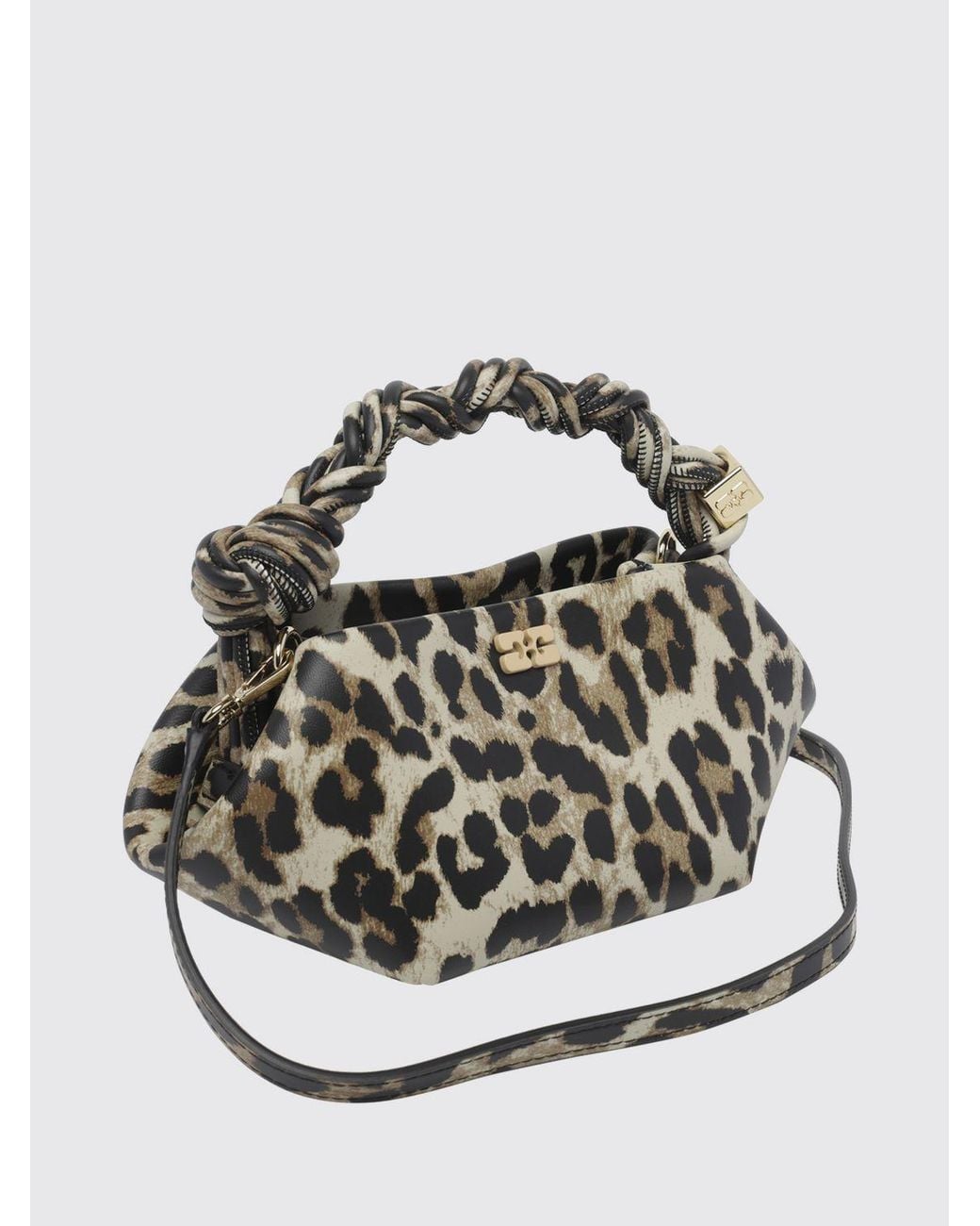 Ganni Metallic Handbag